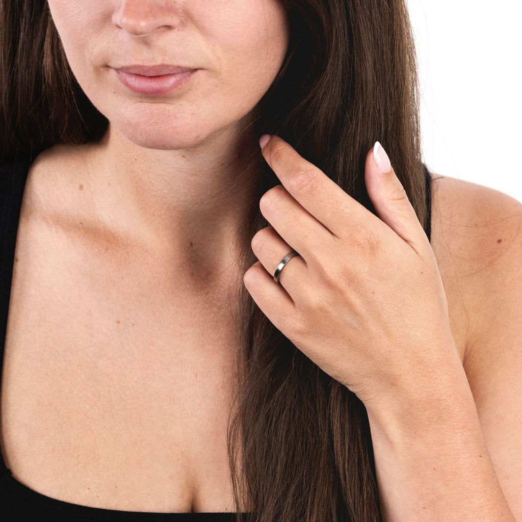 The Tungsten 2.5F Ring (2.5mm Flat Ring)