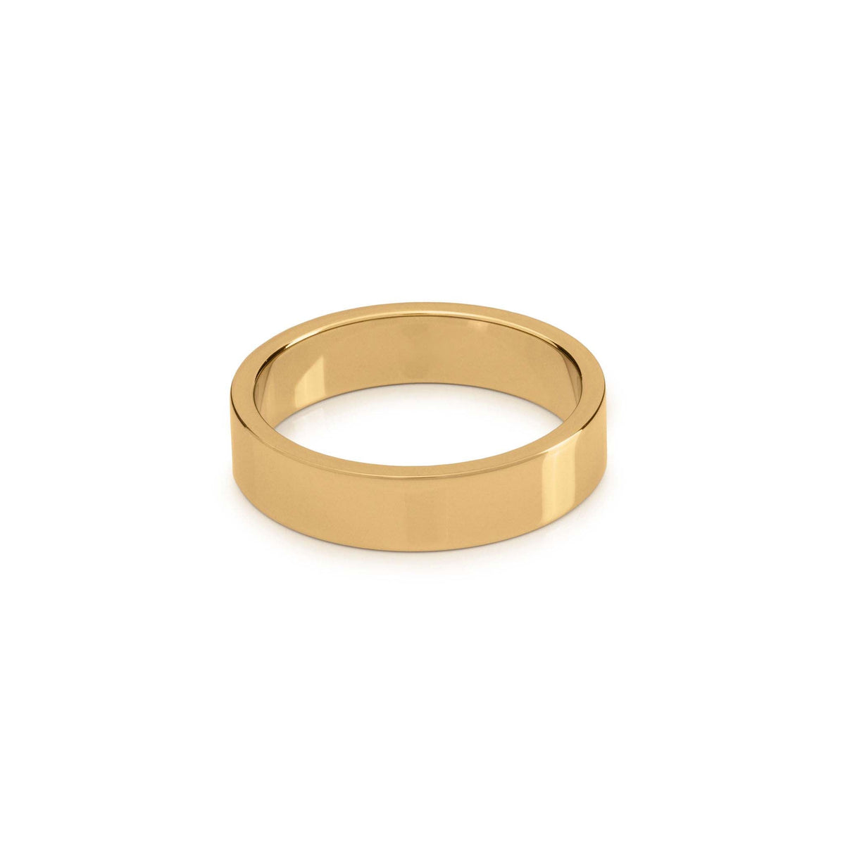 The Gold Tungsten 5F (5mm Flat Ring)