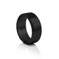 The Black Tungsten 8B (8mm Bevelled Ring)
