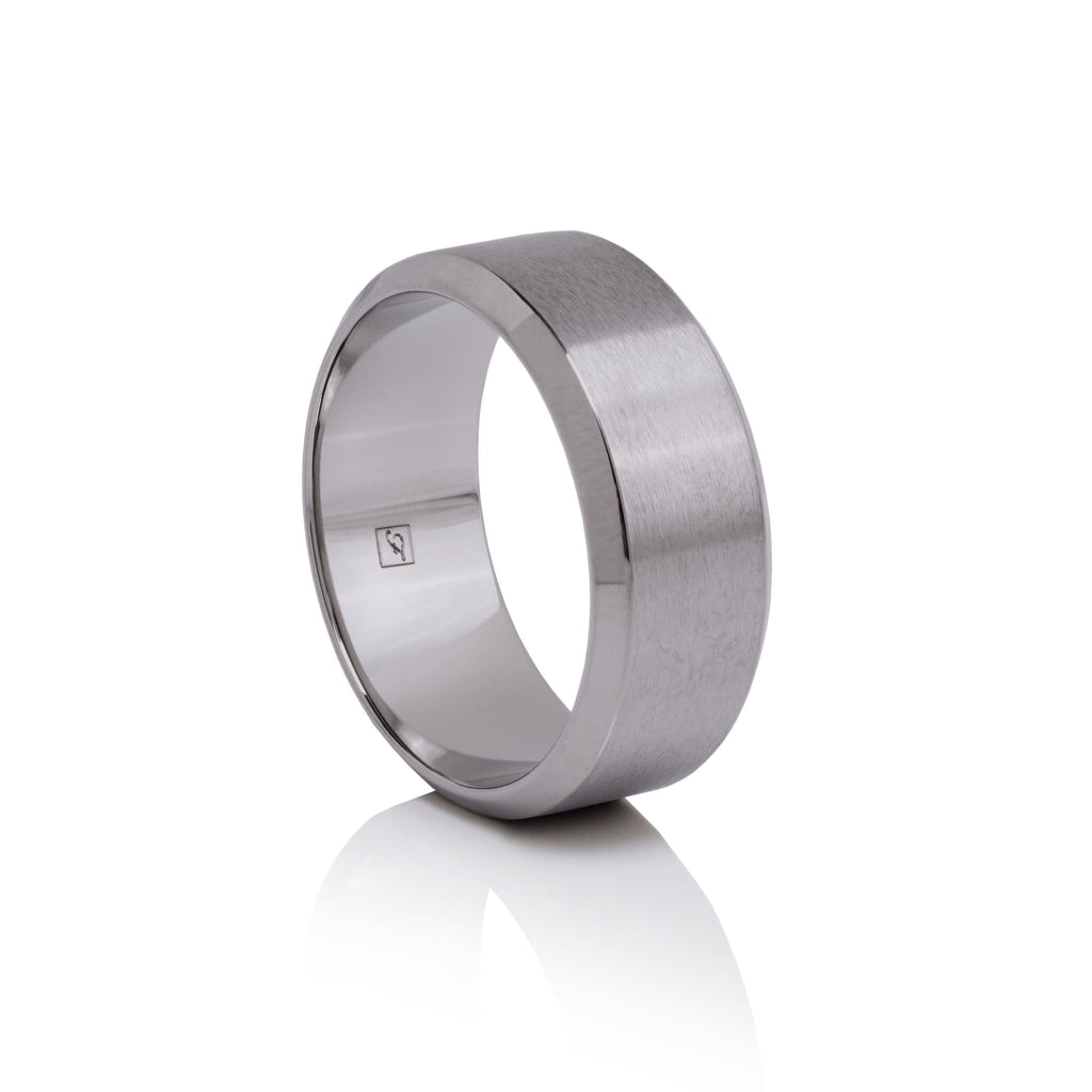 The Titanium 8B (8mm Bevelled Ring)