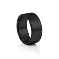 The Black Tungsten 8F (8mm Flat Ring)
