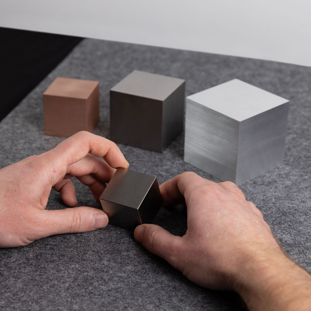 1kg Cube Collection (Tungsten, Titanium, Copper Aluminium)