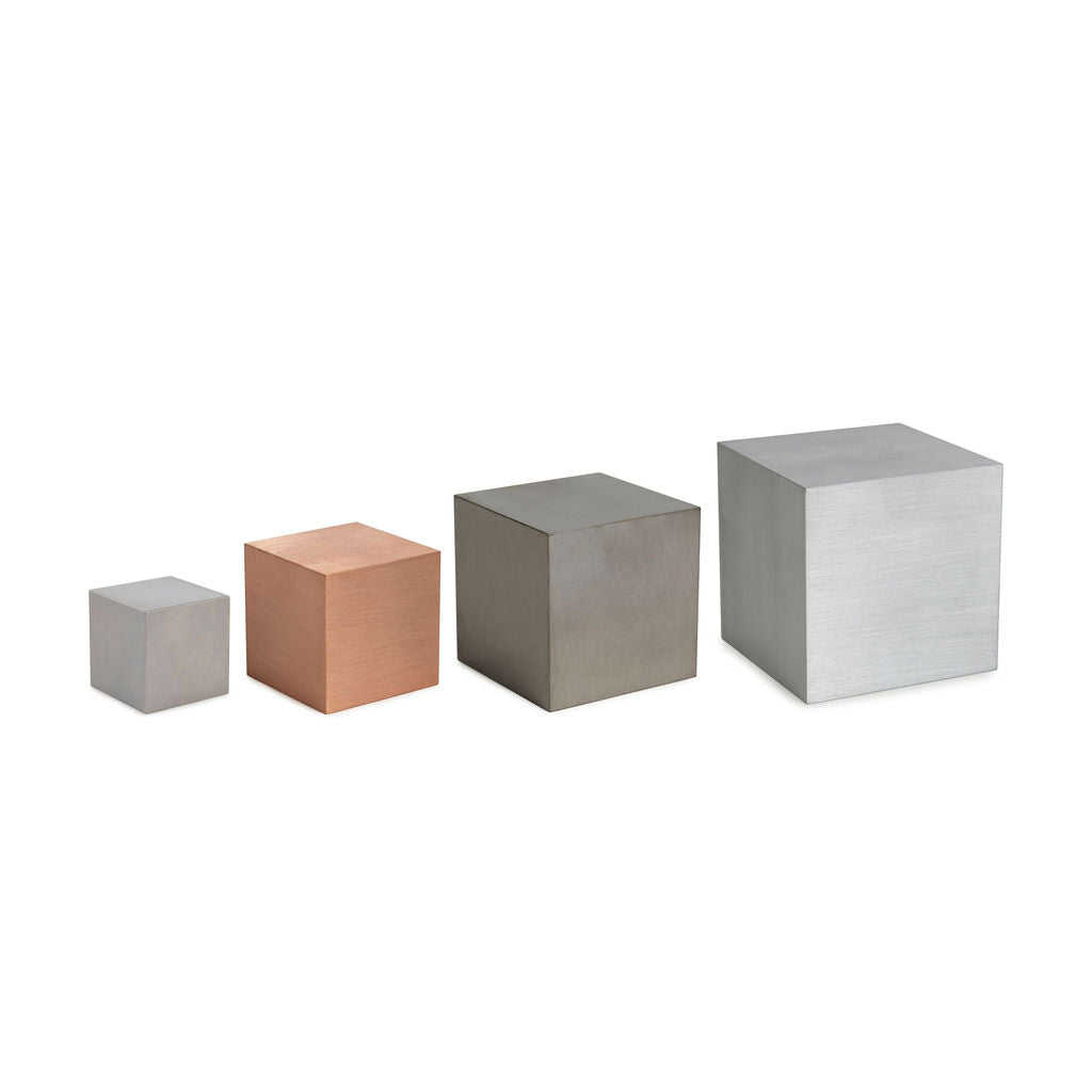 1kg Cube Collection (Tungsten, Titanium, Copper Aluminium)