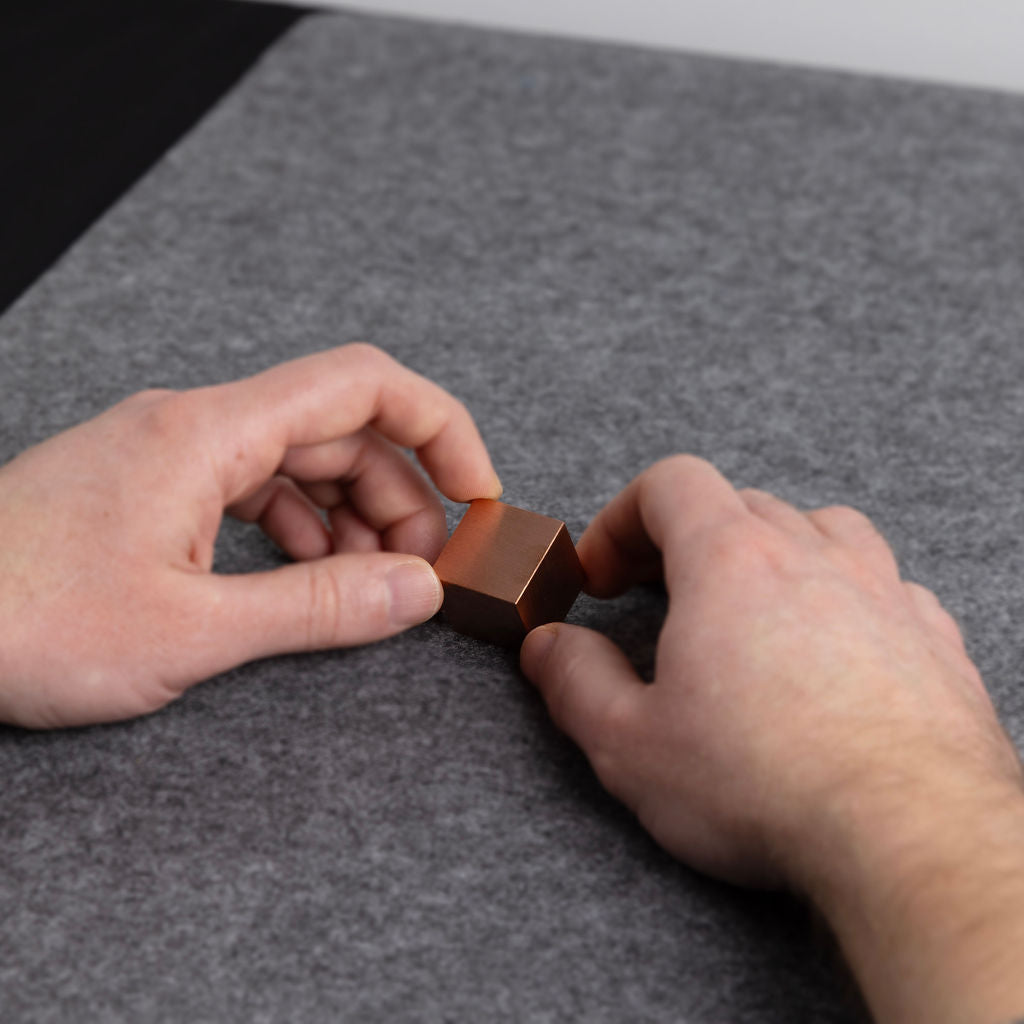 1.0-Inch Copper Cube