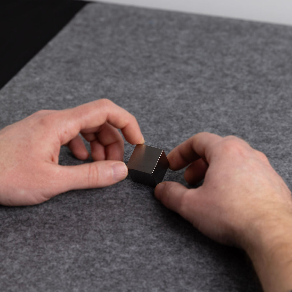 1.0-Inch Titanium Cube